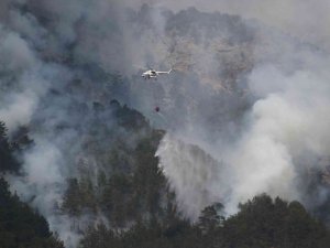 Alanya’daki Orman Yangını Kısmen Kontrol Altına Alındı