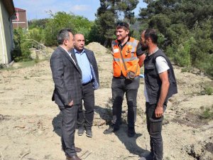 Başkan Altınöz, Yıkılacak Olan Dsi̇ Binasının Alanını İnceledi