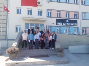 Şaphane Meslek Yüksekokulu Öğrencileri Gediz’de Kurum Ziyareti Gerçekleştirdi