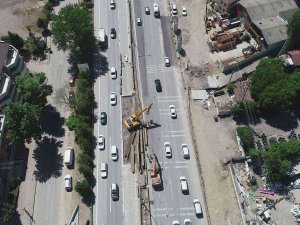 D-100’de Birer Şerit Trafiğe Kapatıldı
