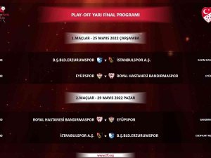 Spor Toto 1. Lig Play-off Yarı Final Maç Programı Açıklandı