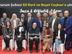 Tyb Erzurum Şubesi Ali Kurt Ve Reşat Coşkun Anısına Şiir Şöleni Düzenledi