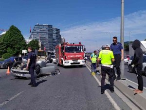E-5 Karayolunda Feci Kaza Kamerada: 1’i Hamile 3 Yaralı