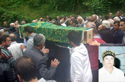 İfaket Kutluata Rize'de defnedildi