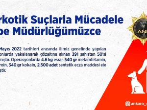 Başkentte Zehir Tacirlerine Operasyon: 391 Gözaltı