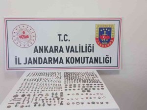 Başkent’te Tarihi Eser Kaçakçısına Operasyon; 435 Adet Sikke Ele Geçirildi