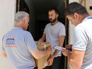 Şanlıurfa’da İhtiyaç Sahiplerine Gıda Kolileri Ulaştırılıyor