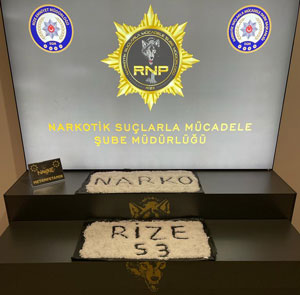 Rize'deki Uyuşturucu Operasyonunda 3 Kişi Tutuklandı