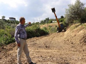 Nazilli Yaylapınar’da Yol Açma Çalışmaları Başladı