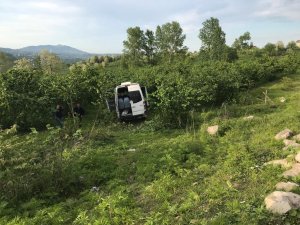 Ordu’da Minibüs Fındık Bahçesine Uçtu: 11 Yaralı
