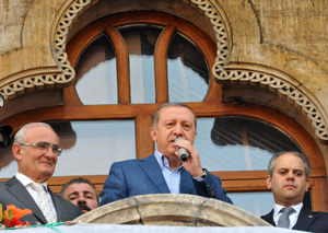 Cumhurbaşkanı Erdoğan'dan Samsun'da Balkon Konuşması