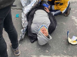 Sarıyer’de Feci Kaza: Ters Yönden Gelen Motosikletli Otomobil İle Kafa Kafaya Çarpıştı