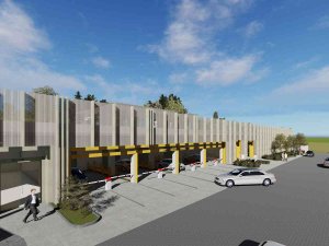 Havza Mekanik Katlı Otoparkı’nın Yüzde 80’i Tamam