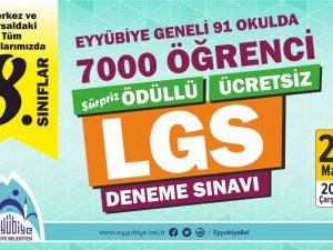 7 Bin Öğrenci Ödüllü Lgs Deneme Sınavında Ter Dökecek