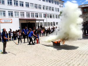 Tunceli’de Deprem Ve Yangın Tatbikatı Gerçekleştirildi