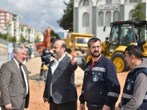 Başkan Aşgın Altyapı Çalışmalarını İnceledi