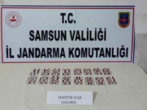 Jandarma Ekipleri 224 Adet Sentetik Ecza Ele Geçirdi