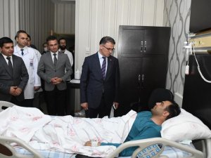 Vali Balcı’dan Yaralı Vali Yardımcısına Ziyaret