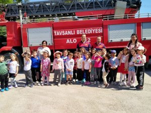 Minik Öğrenciler İtfaiyeci Oldu