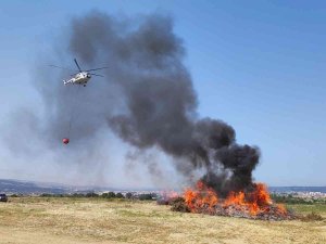 Çanakkale’de Orman Yangını Tatbikatı