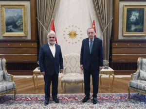Cumhurbaşkanı Erdoğan, Hüdapar Genel Başkanı Yapıcıoğlu’nu Kabul Etti