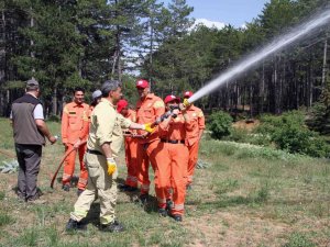 Türk Kızılay Çalışanlarına Yangın Eğitim