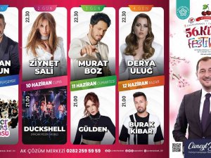 56. Kiraz Festivali Programı Belli Oldu
