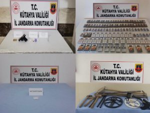 Kütahya’da Jandarmadan Kaçakçılık Operasyonları