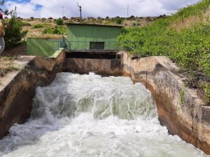 Avşar Barajından Çiftçilere Su Verilmeye Başlandı