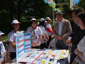 Öğrencilerin Projeleri Birbiriyle Yarıştı
