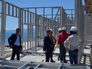 Adilcevaz’daki ‘Su Sporları Merkezi Ve Dalış Okulu’ İnşaatı Hızla Yükseliyor