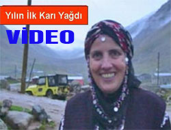 Kavron'a kar yağdı