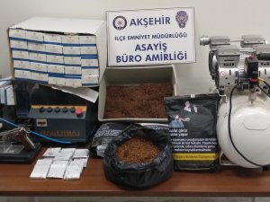 Akşehir’de Kaçak Sigara Operasyonu
