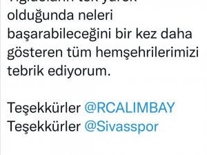 Vali Salih Ayhan Yiğidoların Kupa Sevincine Ortak Oldu