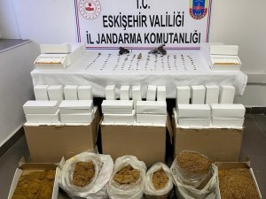 Jandarmadan Kaçak Tütün Ve Tarihi Eser Operasyonu