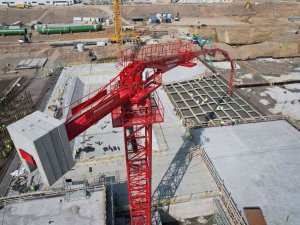 Akkuyu Ngs’nin 4. Ünitesinde Türbin Bölümü Temel Plakasının Beton Dökme İşlemi Başladı