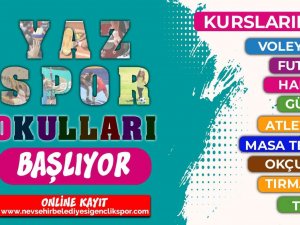 Yaz Sporu Okullarına Kayıtlar Başlıyor