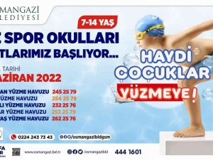 Osmangazi’de Havuzlar Çocuklar İle Renklenecek