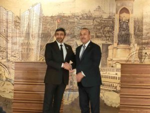 Dışişleri Bakanı Çavuşoğlu, Bae’li Mevkidaşı Al Nahyan İle Bir Araya Geldi