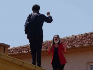 Okul Çatısında Korku Dolu Anlar