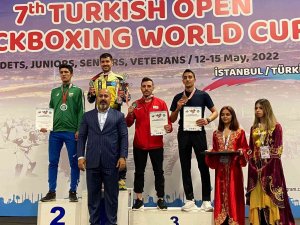 Polis Memuru Furkan Çiçek, Kick Boks Dünya Kupası’nda 3. Oldu