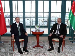 Cumhurbaşkanı Erdoğan, Aliyev İle Görüştü