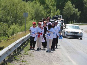Van Gölü İçin Yürüyen Kadınlar Tatvan’a Ulaştı