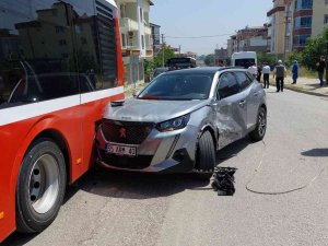 Samsun’da Zincirleme Trafik Kazası: 1 Yaralı