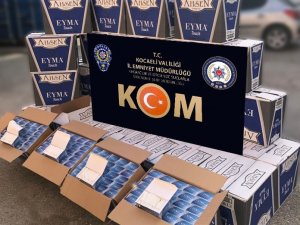 Kocaeli’de 1 Milyon 250 Bin Adet Gümrük Kaçağı Makaron Ele Geçirildi