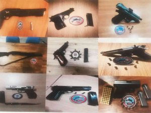 Motosikletli Polis Timleri Denetimlerde 9 Ruhsatsız Silah Ele Geçirdi
