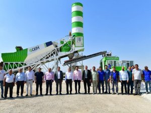 Yeşilyurt’ta ‘Kilit Parke Taşı Üretim Tesisi’ Hizmete Girdi