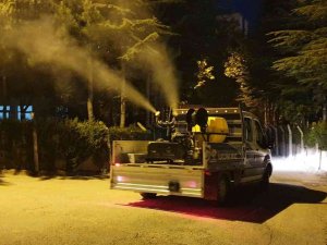 Elazığ’da İlaçlama Çalışmaları Sürüyor