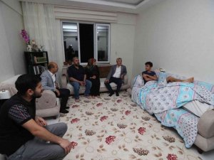 Başkan Tahmazoğlu Ev Ev Geziyor