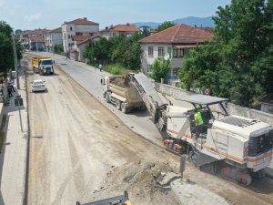 Sancaklar-çamköy Yolu Asfaltlanıyor